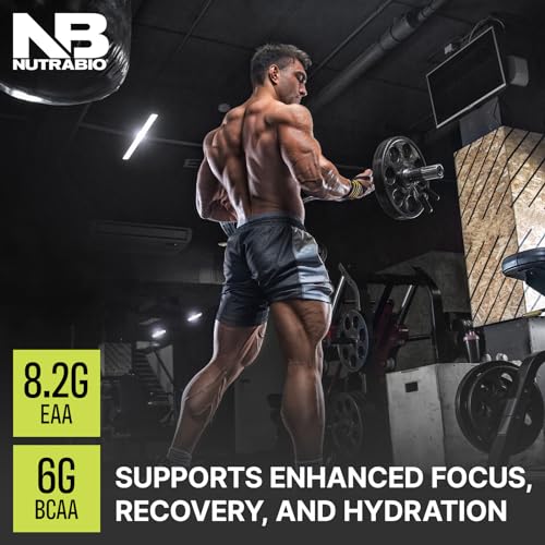 NutraBio Alpha EAA - All-Day Essential Amino Acids with Nootropics & Adaptogens, Grape Berry Crush