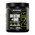 NutraBio Creatine + HMB – Creatine Monohydrate with HMB Powder for Muscle Growth & Strength, 30 Servings (Unflavored)