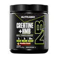NutraBio Creatine + HMB Powder – Creatine Monohydrate + HMB (Paradise Punch) 30 Servings