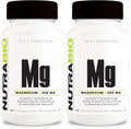 NutraBio Magnesium Glycinate + D-Magnesium Malate | Sleep Support (Pack of 2)