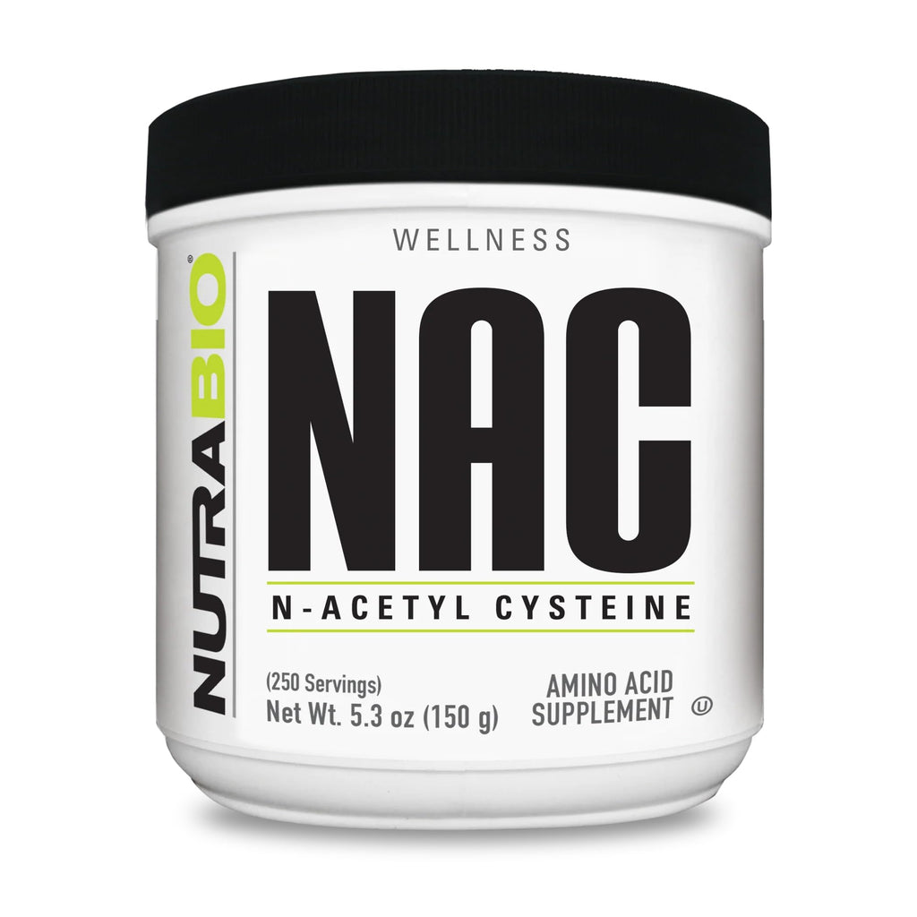 NutraBio N-Acetyl Cysteine (NAC) Supplement – 150g Powder, 600mg Serving – Immune Support & Antioxidant