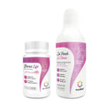NutraBlast Boric Acid Vaginal Suppositories Bundle with So Fresh & Clean | Odor Control & Intimate Balance (30 Count & 10 fl oz)