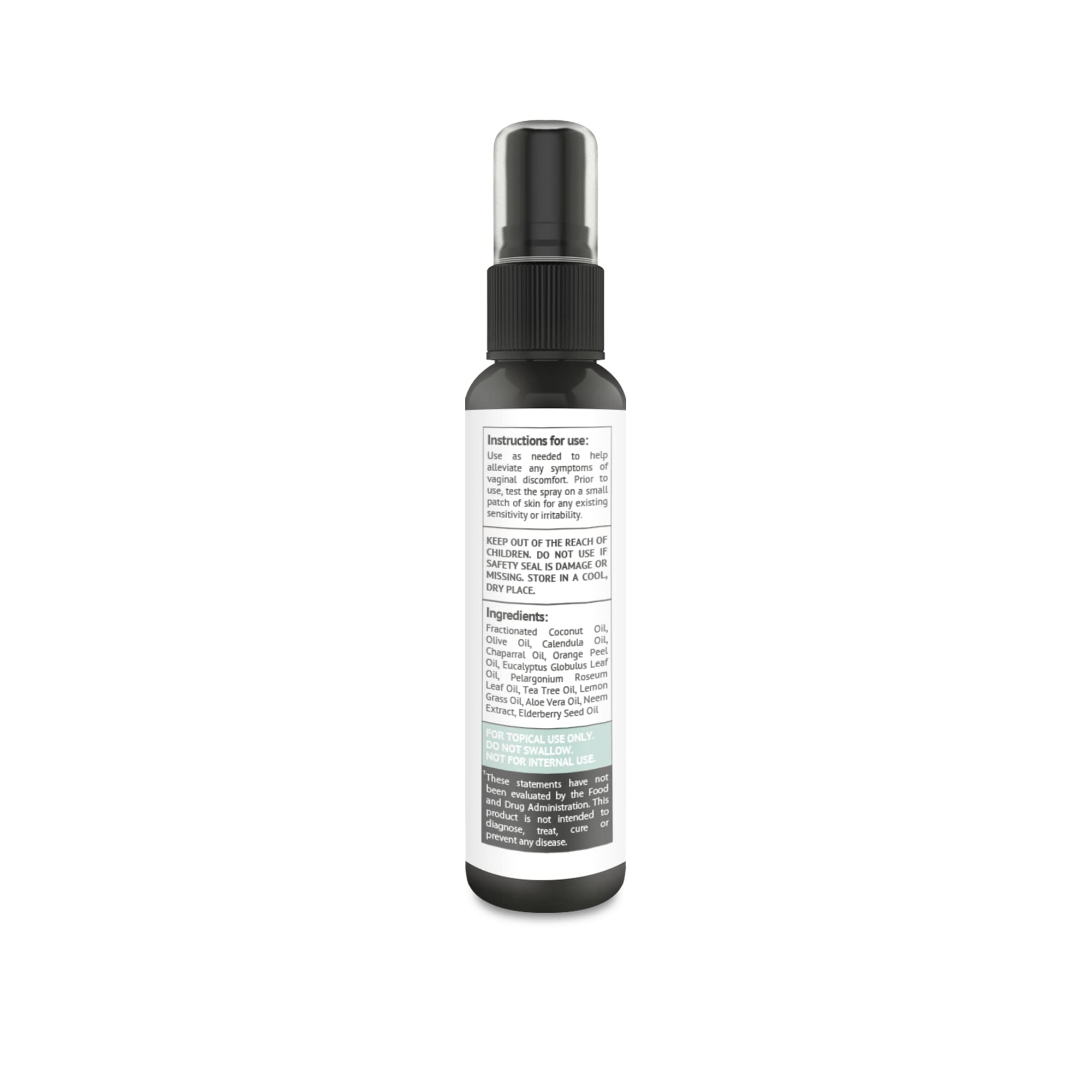 NutraBlast Intimist Feminine Essential Oils Spray (2 fl oz) – All Natural Intimate Deodorant for Women