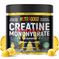 NUTRAGOGO Creatine Monohydrate Gummies – 5g per Serving, Sugar Free, Vegan | Pineapple Electrolyte Chews, 135 Count