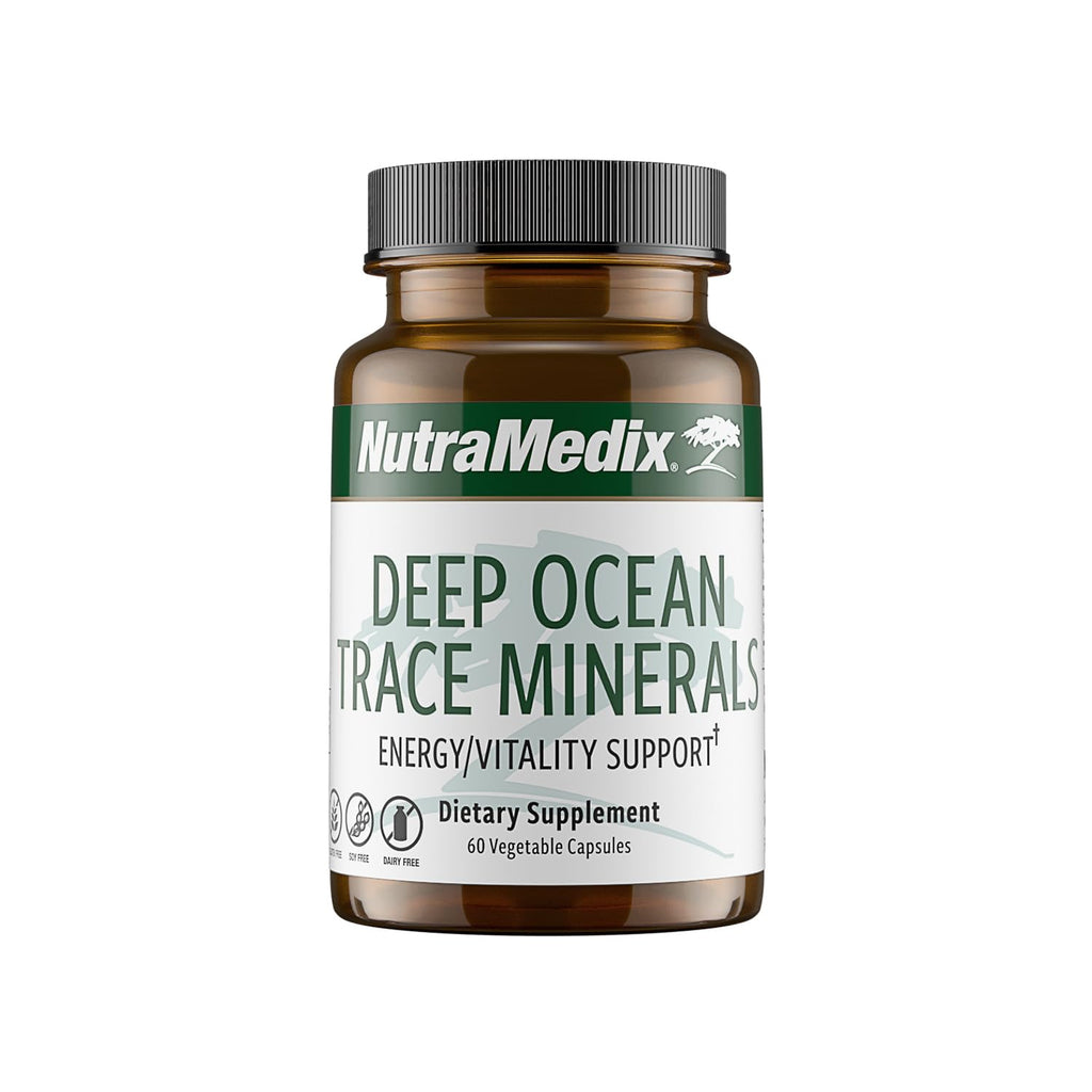 NutraMedix Deep Ocean Trace Minerals 1,000mg – Electrolyte Support & Essential Minerals (60 Capsules)