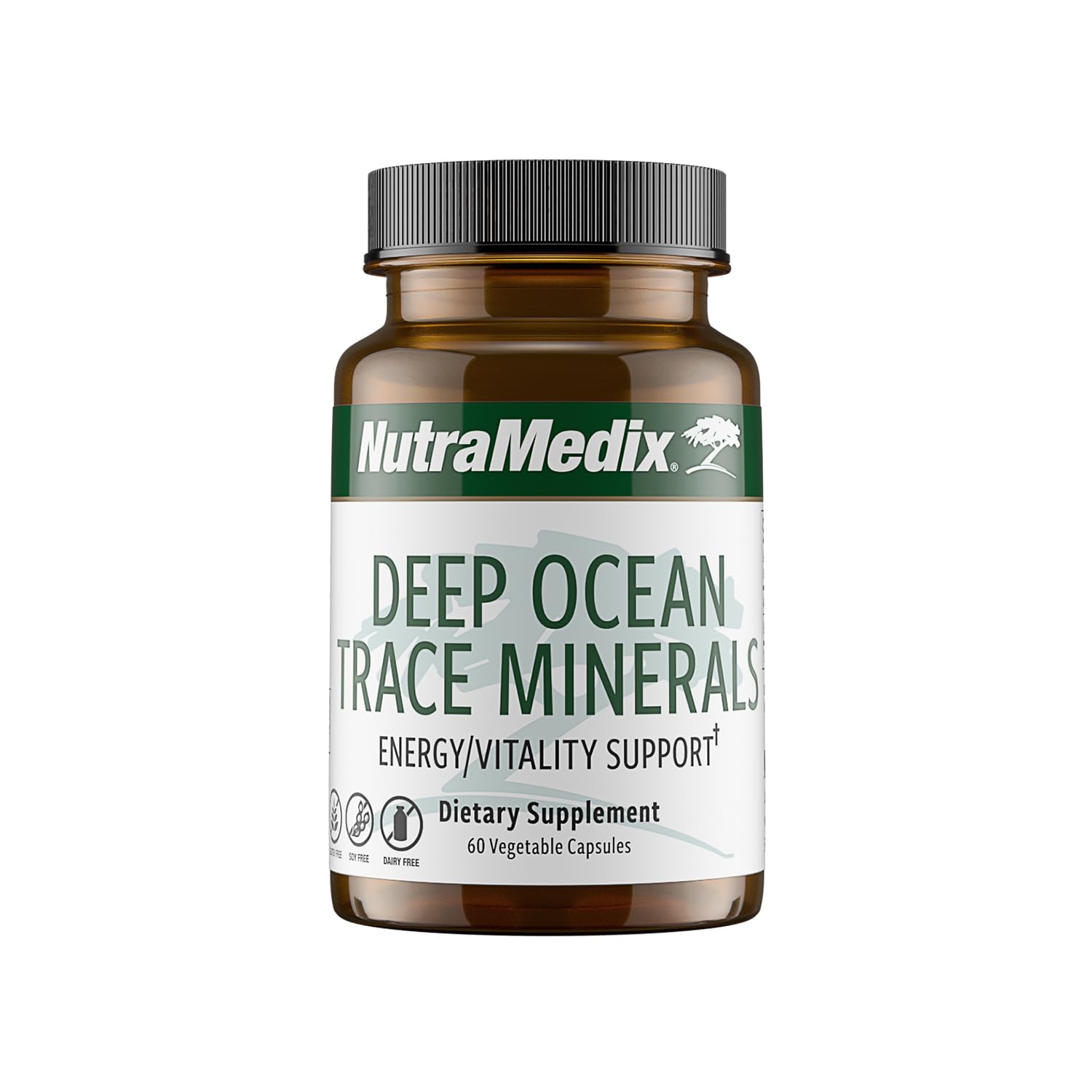 NutraMedix Deep Ocean Trace Minerals 1,000mg – Electrolyte Support & Essential Minerals (60 Capsules)