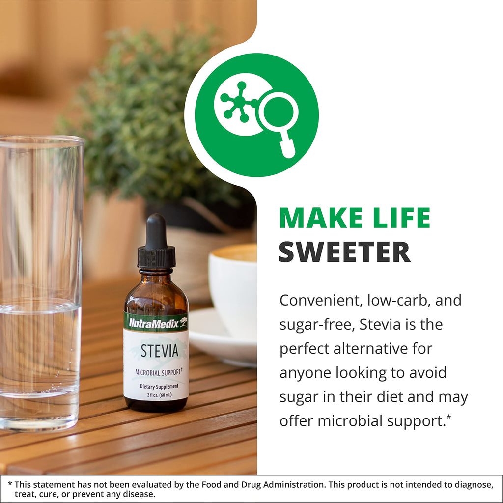 NutraMedix Stevia Drops - Bioavailable Liquid Stevia (1 oz / 30 ml)