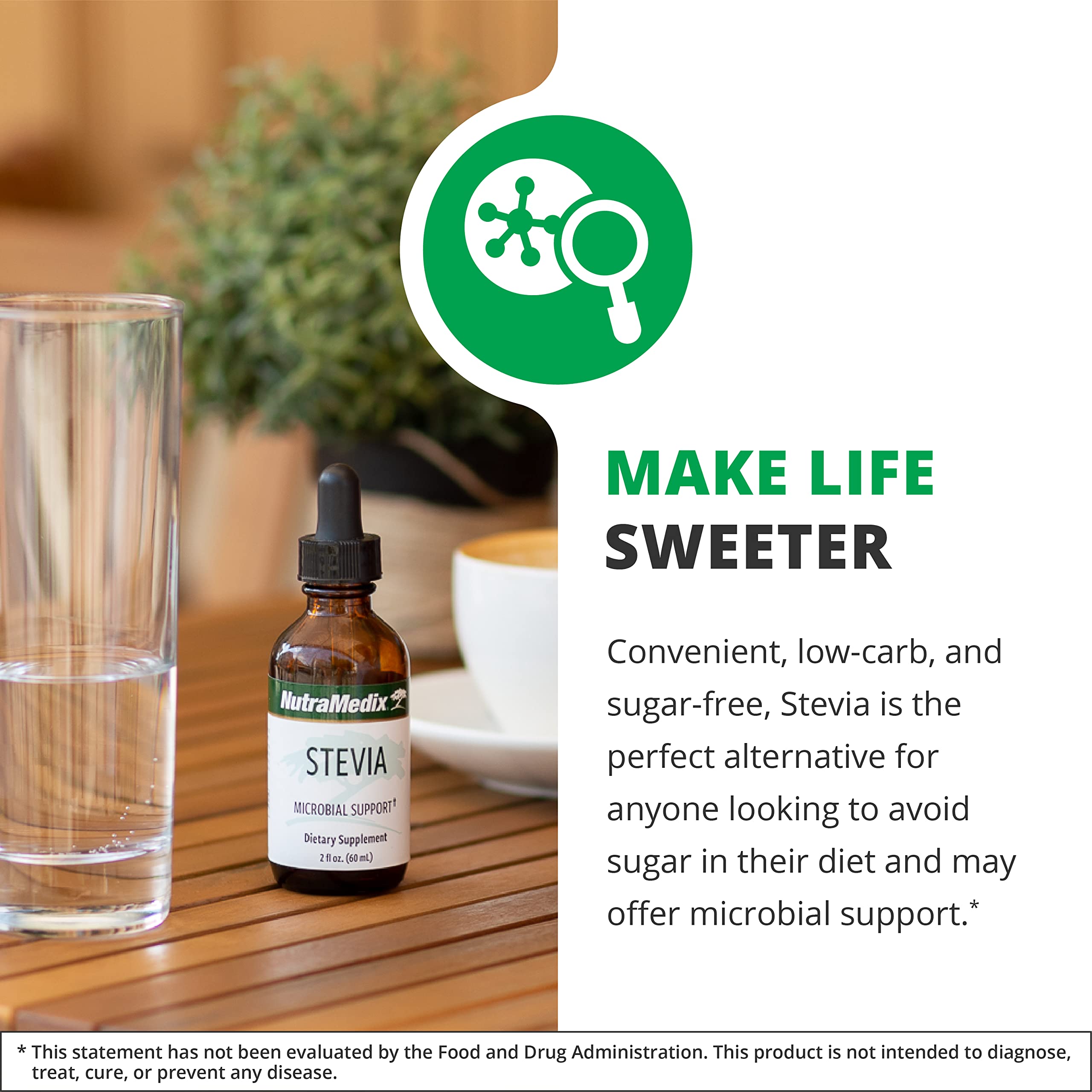 NutraMedix Stevia Drops - Bioavailable Liquid Stevia (1 oz / 30 ml)