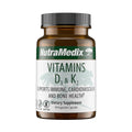 NutraMedix Vitamin D3 & K2 Immune Support for Heart Health and Calcium Metabolism (90 Capsules)