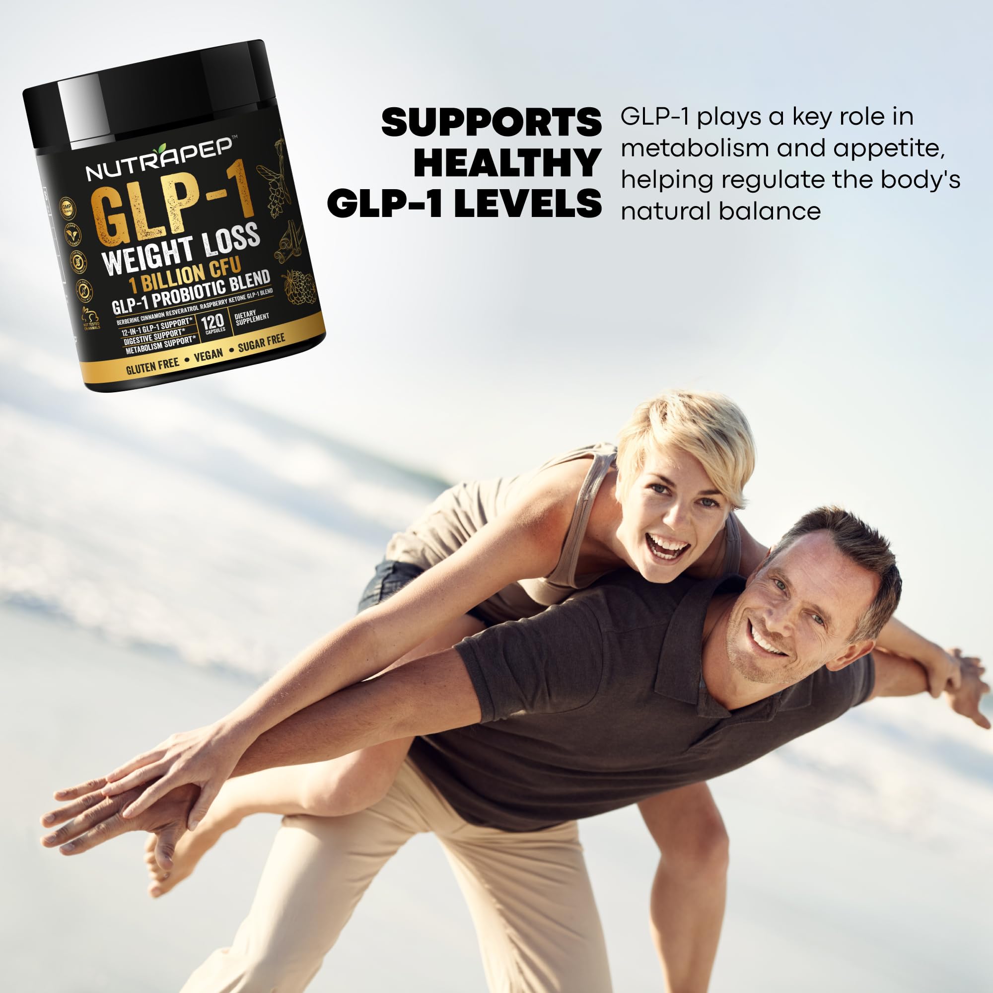 NutraPep GLP-1 Probiotic Weight Loss Support - Berberine
