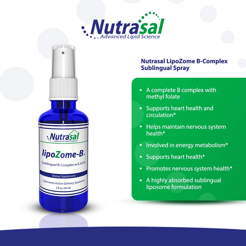 Nutrasal LipoZome B-Complex Sublingual Spray 2 oz