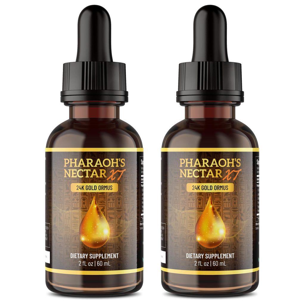 Nutraville Pharaoh's Nectar XT 24K Monoatomic Gold Ormus – 2 Pack