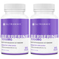 Nutra Wave Pure Berberine Maximum Potency 1000mg per Serving - 2-Pack (Vegan, Non-GMO)