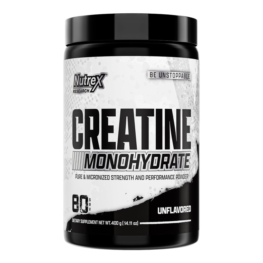 Nutrex Ultra Pure Creatine Monohydrate Powder Unflavored – 5g Micronized, 80 Servings
