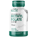 5-MTHF L-Methylfolate 15mg - 120 Vegan Tablets | 3rd-Party Tested