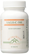 Nutri-West Sago-C-500 90 Tablets - Vitamin C Supplement