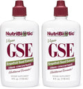 NutriBiotic GSE 4 Oz Liquid – Grapefruit Seed Extract with Bioflavonoids | Vegan, Gluten Free, Non-GMO (Pack of 2)