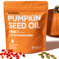 Nutribota Pumpkin Seed Oil Softgels 1500mg - Hair, Prostate & Urinary Health (180 Count)