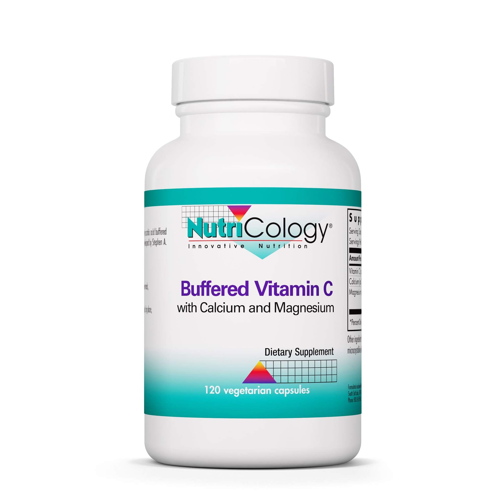 Nutricology Buffered Vitamin C - Antioxidant with Calcium & Magnesium | 120 Capsules