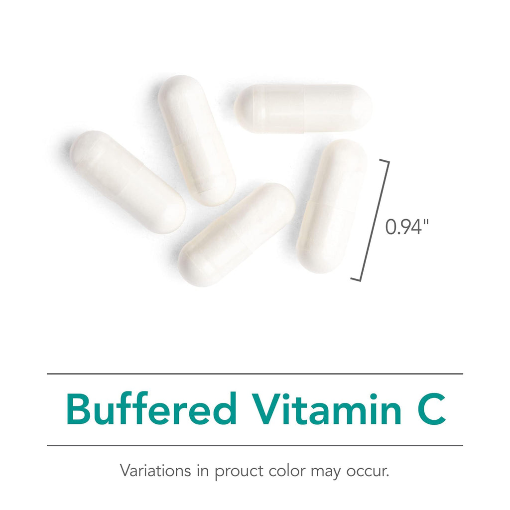 Nutricology Buffered Vitamin C - Antioxidant with Calcium & Magnesium | 120 Capsules