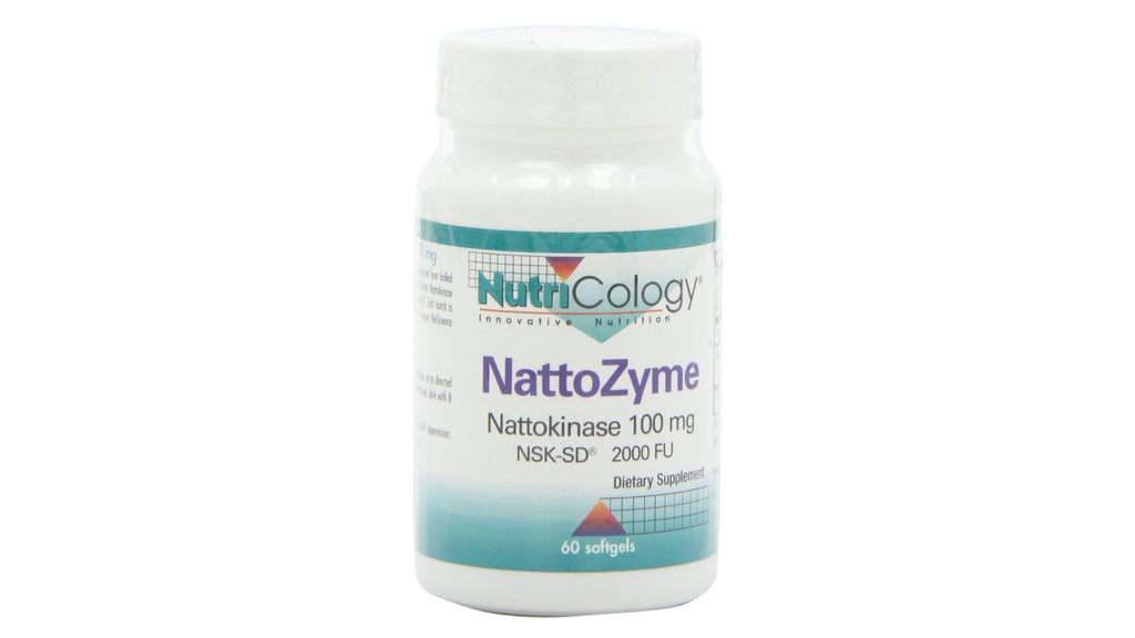 Nutricology NattoZyme NSK-SD 2000 FU Nattokinase - 60 Veg Softgels