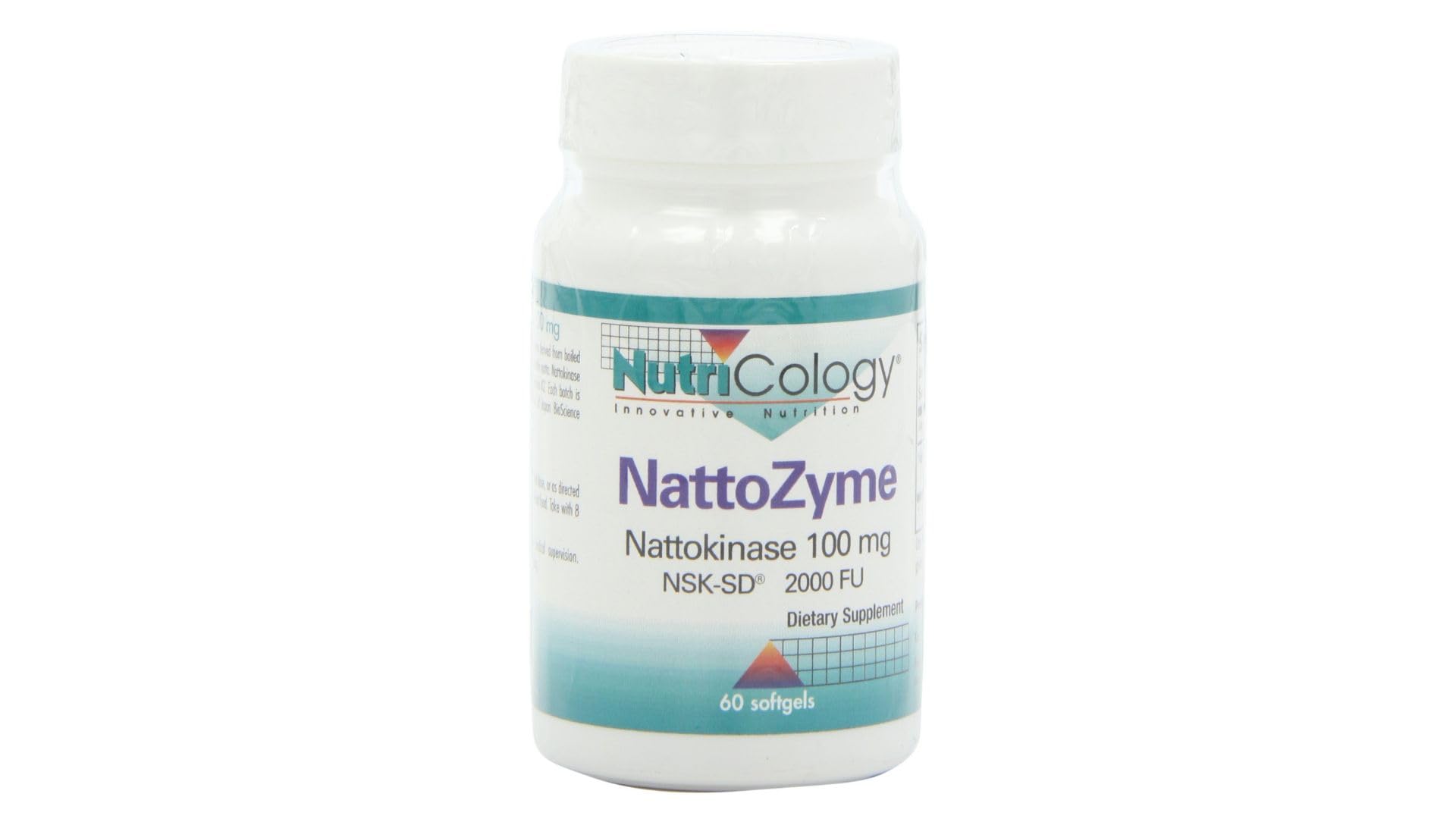 Nutricology NattoZyme NSK-SD 2000 FU Nattokinase - 60 Veg Softgels