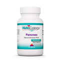 Nutricology Pancreas Pork 425mg Supplement - Pancreas Natural Glandular, Pancreatic Enzymes, Amylase, Protease, Lipase, Hypoallergenic - 60 Count