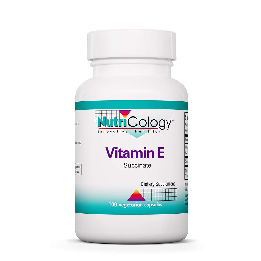 Nutricology Vitamin E Succinate Supplement – 400 IU D-Alpha-Tocopheryl, Vegetarian Capsules, 100 Count