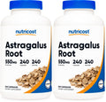 Nutricost Astragalus Capsules 550mg – 240 Vegetarian Capsules (Pack of 2) | Non-GMO, Gluten Free