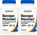 Nutricost Bacopa Monnieri 1000mg – 120 Capsules (60 Servings) – Pack of 2