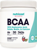Nutricost BCAA for Women - Strawberry Lemonade (30 Servings) | Non-GMO & Gluten-Free