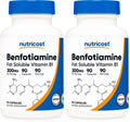 Nutricost Benfotiamine 300mg – 90 Capsules (Pack of 2) | Gluten Free, Non-GMO, Vegetarian
