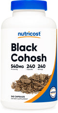 Nutricost Black Cohosh 540mg 240 Capsules - Non-GMO Gluten Free