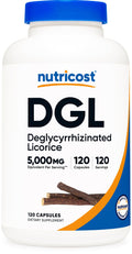 Nutricost DGL Deglycyrrhizinated Licorice Extract Capsules (500mg Extract, 120 Servings) - Non-GMO, Vegan
