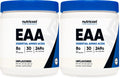 Nutricost EAA Powder 30 Servings (Unflavored) – Essential Amino Acids | Non-GMO, Gluten Free, Vegetarian (Pack of 2)