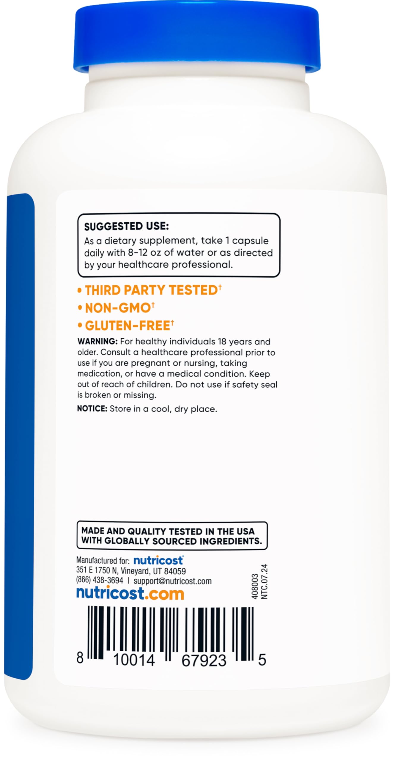 Nutricost Ginkgo Biloba 120mg – 240 Capsules (Pack of 2) | Extra Strength Gluten Free & Non-GMO