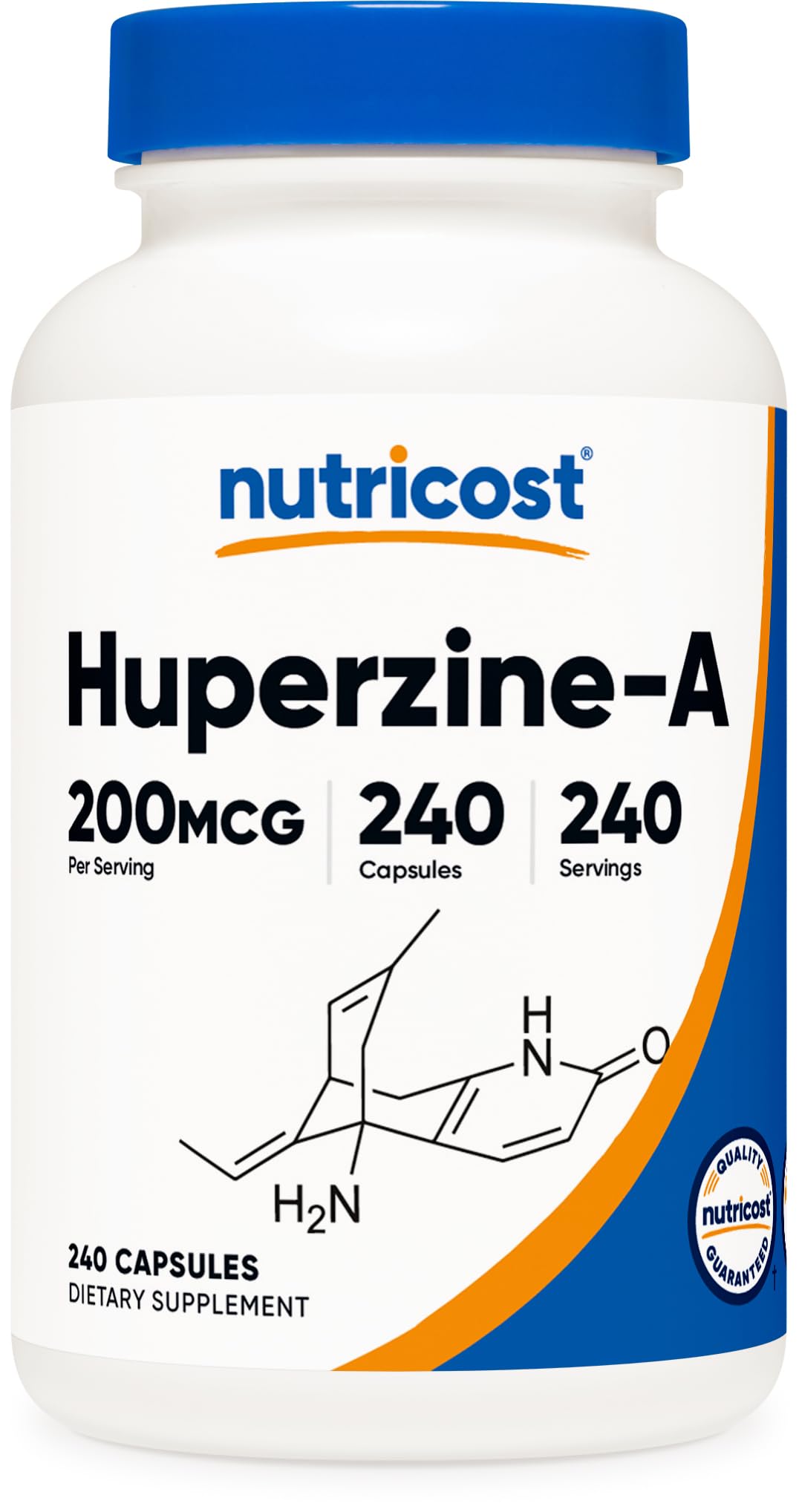 Nutricost Huperzine A 200mcg – 240 Capsules – Non-GMO & Vegetarian