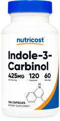 Nutricost Indole-3-Carbinol Supplement (425mg) - 120 Capsules (60 Servings)
