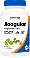 Nutricost Jiaogulan Extract (25,000mg Equivalent) 120 Capsules - Vegan, GMO-Free, Gluten-Free