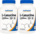 Nutricost L-Leucine 2,000mg – 120 Vegetarian Capsules (Pack of 2)