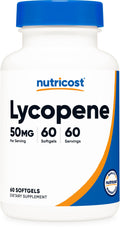 Nutricost Lycopene 50mg Softgels – 60-Count | Non-GMO, Gluten-Free