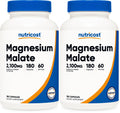 Nutricost Magnesium Malate 2100mg – 180 Capsules (Pack of 2) | Gluten Free, Non-GMO
