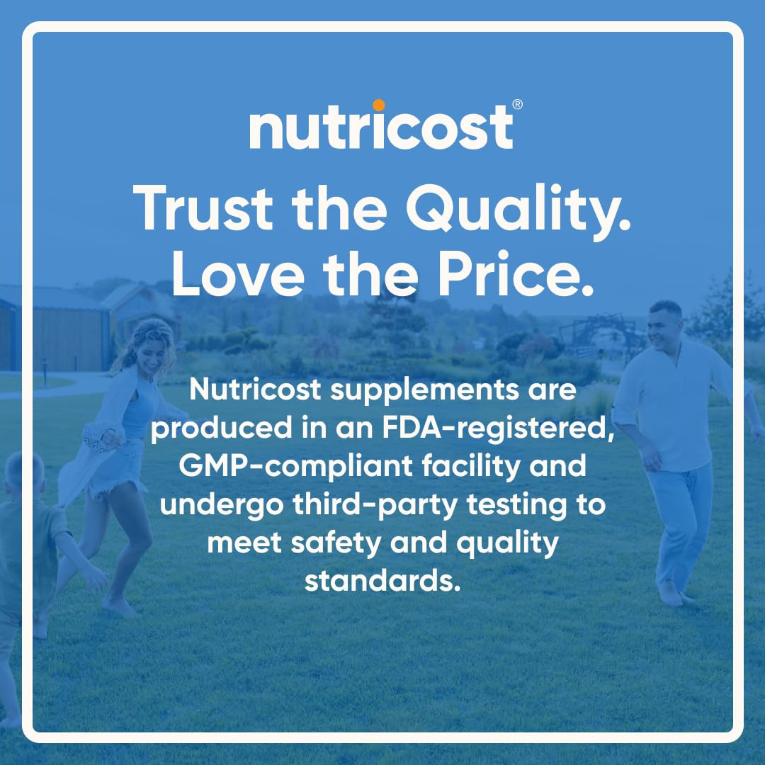 Nutricost Methylfolate 1000mcg – 120 Vegetarian Capsules (Gluten Free, Non-GMO) Pack of 2