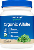 Nutricost Organic Alfalfa Powder 1LB - USDA Certified 100% Organic, Vegetarian, Non-GMO, Gluten Free