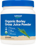 Nutricost Organic Barley Grass Juice Powder (1 lb) - Unflavored, Gluten-Free & Vegan