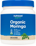 Nutricost Organic Moringa Powder 1LB (16oz) – Gluten Free, Non-GMO, Vegetarian Friendly