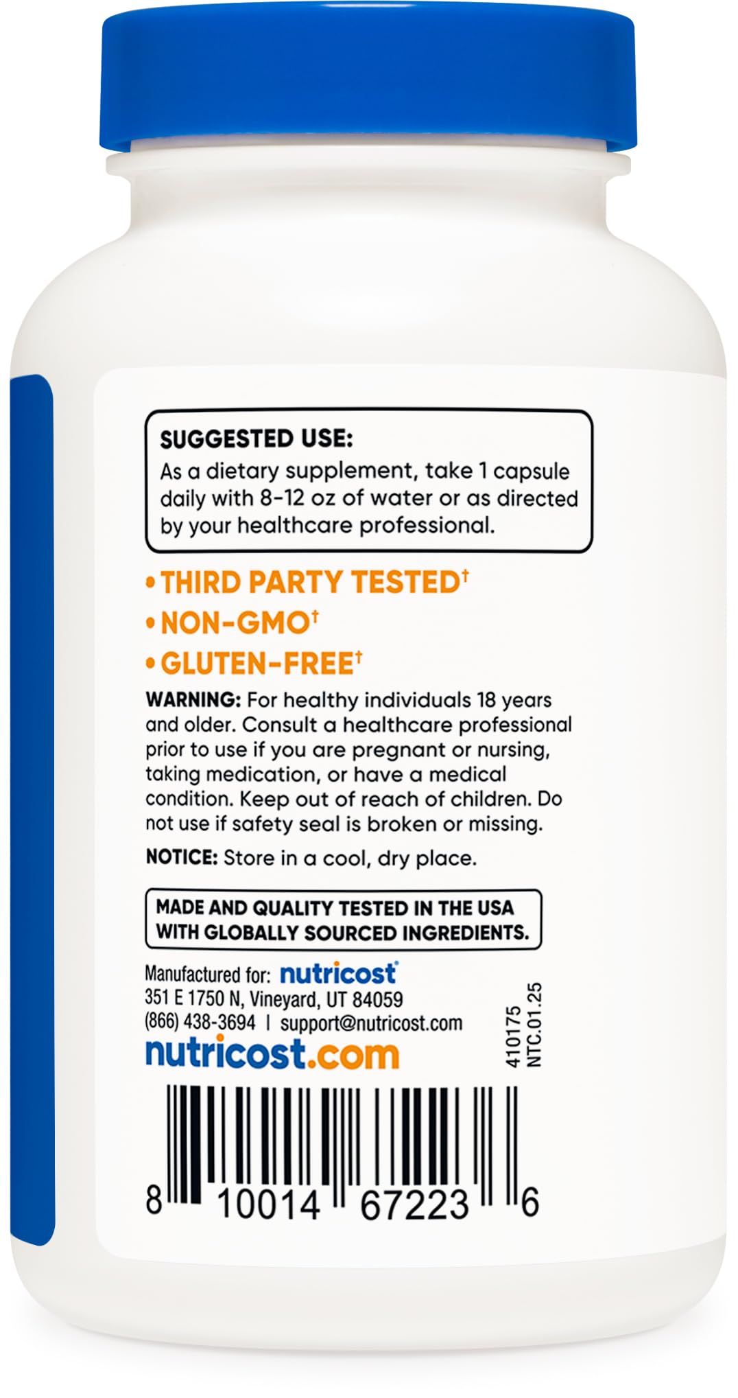 Nutricost P5P Vitamin B6 100mg - 240 Vegetarian Capsules | Non-GMO, Gluten Free