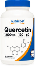 Nutricost Quercetin 1000mg – 120 Vegetarian Capsules | 60 Servings, Non-GMO & Gluten Free