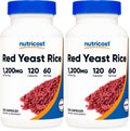 Nutricost Red Yeast Rice 1200mg - 120 Capsules, 60 Servings, Non-GMO, Gluten Free (Pack of 2)