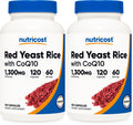 Nutricost Red Yeast Rice with CoQ10 1300mg – 120 Servings (Pack of 2) – Non-GMO, Gluten Free